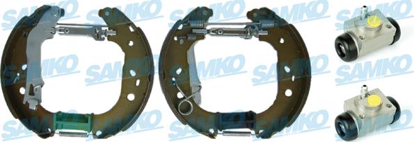 Samko KEG545 - Комплект гальм, барабанний механізм autozip.com.ua