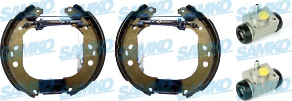 Samko KEG543 - Комплект гальм, барабанний механізм autozip.com.ua