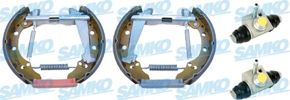 Samko KEG556 - Комплект гальм, барабанний механізм autozip.com.ua