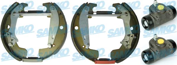 Samko KEG505 - Комплект гальм, барабанний механізм autozip.com.ua