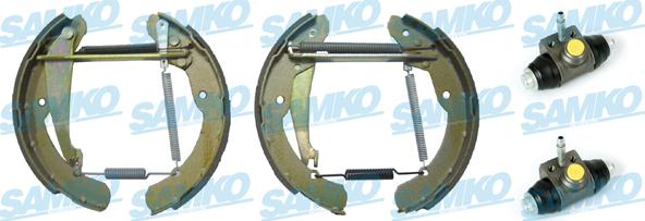 Samko KEG516 - Комплект гальм, барабанний механізм autozip.com.ua
