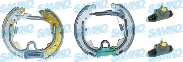Samko KEG525 - Комплект гальм, барабанний механізм autozip.com.ua