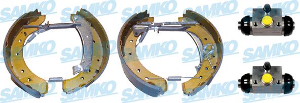 Samko KEG684 - Комплект гальм, барабанний механізм autozip.com.ua