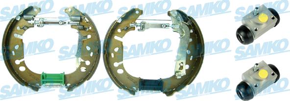 Samko KEG625 - Комплект гальм, барабанний механізм autozip.com.ua