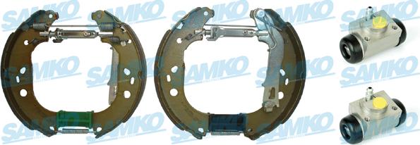 Samko KEG623 - Комплект гальм, барабанний механізм autozip.com.ua