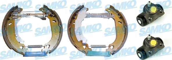 Samko KEG047 - Комплект гальм, барабанний механізм autozip.com.ua