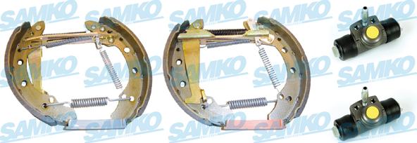 Samko KEG007 - Комплект гальм, барабанний механізм autozip.com.ua