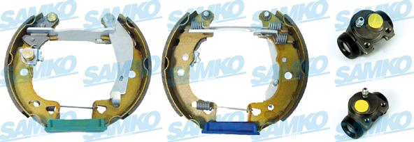 Samko KEG016 - Комплект гальм, барабанний механізм autozip.com.ua