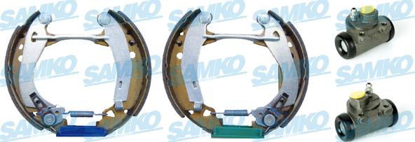 Samko KEG080 - Комплект гальм, барабанний механізм autozip.com.ua