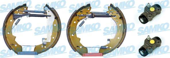 Samko KEG087 - Комплект гальм, барабанний механізм autozip.com.ua
