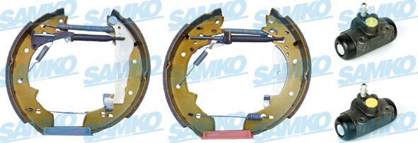 Samko KEG078 - Комплект гальм, барабанний механізм autozip.com.ua