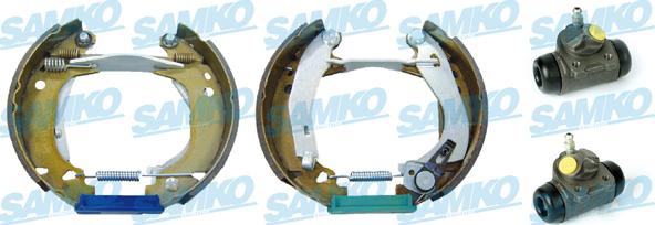 Samko KEG102 - Комплект гальм, барабанний механізм autozip.com.ua