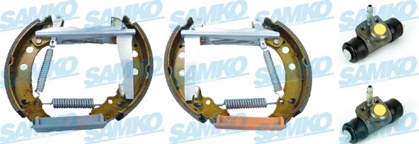 Samko KEG123 - Комплект гальм, барабанний механізм autozip.com.ua