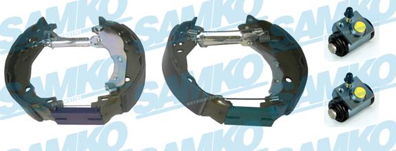 Samko KEG816 - Комплект гальм, барабанний механізм autozip.com.ua