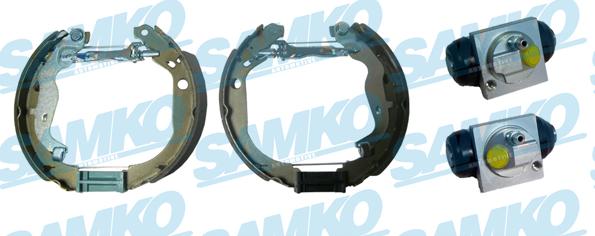 Samko KEG812 - Комплект гальм, барабанний механізм autozip.com.ua