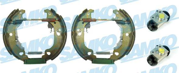 Samko KEG837 - Комплект гальм, барабанний механізм autozip.com.ua