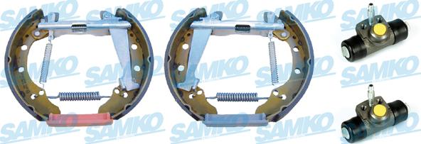 Samko KEG341 - Комплект гальм, барабанний механізм autozip.com.ua
