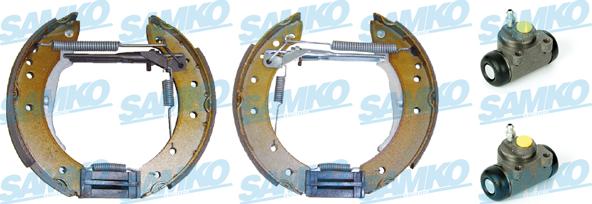 Samko KEG355 - Комплект гальм, барабанний механізм autozip.com.ua