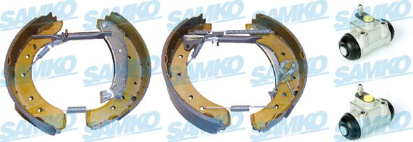 Samko KEG350 - Комплект гальм, барабанний механізм autozip.com.ua