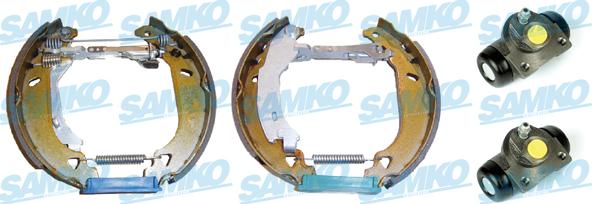 Samko KEG353 - Комплект гальм, барабанний механізм autozip.com.ua