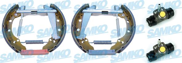 Samko KEG304 - Комплект гальм, барабанний механізм autozip.com.ua