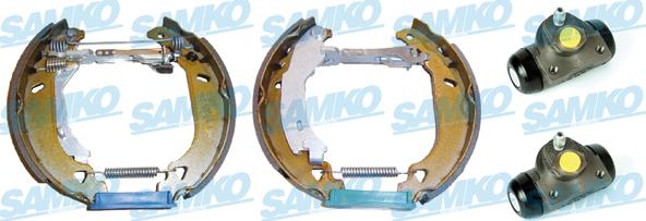 Samko KEG308 - Комплект гальм, барабанний механізм autozip.com.ua