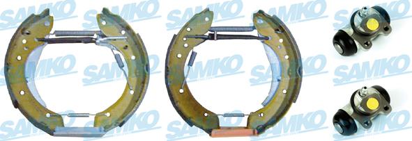 Samko KEG375 - Комплект гальм, барабанний механізм autozip.com.ua