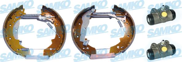 Samko KEG266 - Комплект гальм, барабанний механізм autozip.com.ua