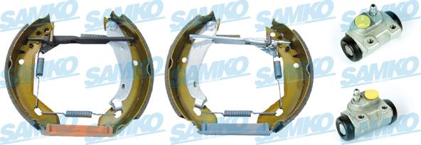 Samko KEG204 - Комплект гальм, барабанний механізм autozip.com.ua