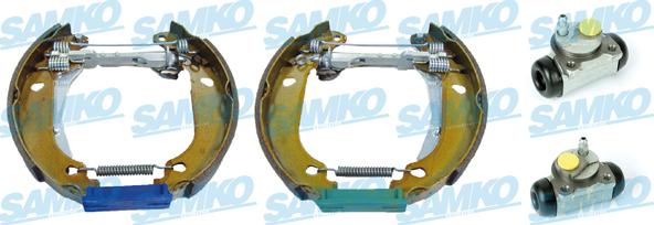 Samko KEG208 - Комплект гальм, барабанний механізм autozip.com.ua