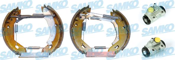 Samko KEG214 - Комплект гальм, барабанний механізм autozip.com.ua