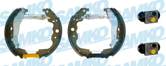 Samko KEG702 - Комплект гальм, барабанний механізм autozip.com.ua