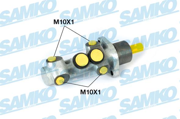Samko P30166 - Головний гальмівний циліндр autozip.com.ua