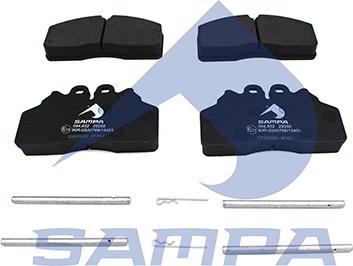 Sampa 094.832 - Гальмівні колодки, дискові гальма autozip.com.ua