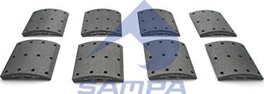 Sampa 096.643 - Комплект гальмівних черевиків, барабанні гальма autozip.com.ua