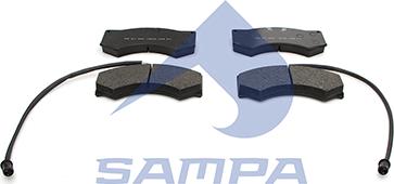 Sampa 096.601 - Гальмівні колодки, дискові гальма autozip.com.ua