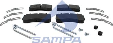 Sampa 096.615 - Гальмівні колодки, дискові гальма autozip.com.ua