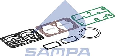 Sampa 096.761 - Комплект прокладок, вентиль ламелей autozip.com.ua