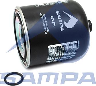 Sampa 093.321 - Патрон осушувача повітря, пневматична система autozip.com.ua