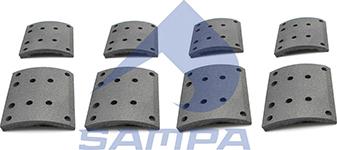 Sampa 093.727 - Комплект гальмівних черевиків, барабанні гальма autozip.com.ua