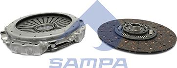Sampa 040.880 - Комплект зчеплення autozip.com.ua