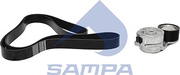 Sampa 040.720 - Поликлиновий ремінний комплект autozip.com.ua
