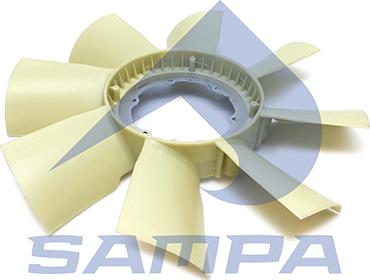 Sampa 041.400 - Вентилятор, охолодження двигуна autozip.com.ua