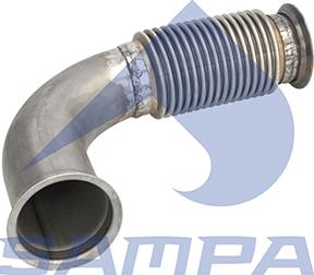 Sampa 054.109 - Труба вихлопного газу autozip.com.ua