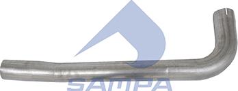 Sampa 054.127 - Труба вихлопного газу autozip.com.ua