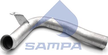 Sampa 050.483 - Труба вихлопного газу autozip.com.ua