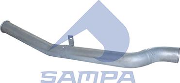 Sampa 050.437 - Труба вихлопного газу autozip.com.ua