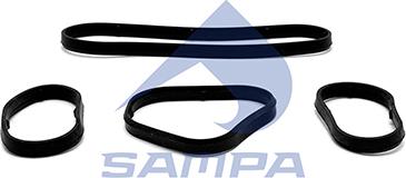 Sampa 050.663 - Комплект прокладок, масляний радіатор autozip.com.ua