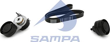 Sampa 050.635 - Поликлиновий ремінний комплект autozip.com.ua