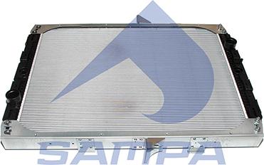 Sampa 051.066 - Радіатор, охолодження двигуна autozip.com.ua